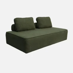 Sofá modular en tejido borreguito, 2 plazas