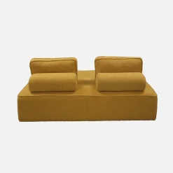 Sofá modular en tejido borreguito, 4 plazas
