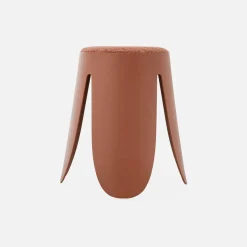 Taburete apilable con asiento texturado, set de 2