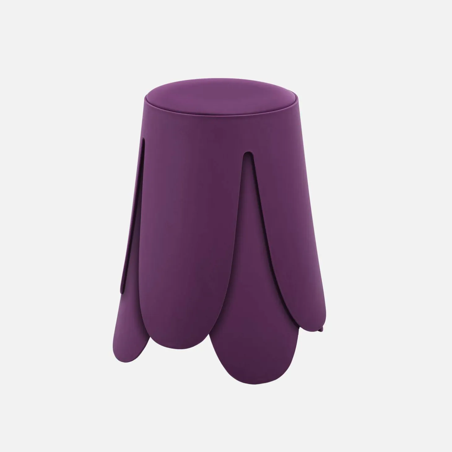 Taburete apilable cuero sintético, set de 2