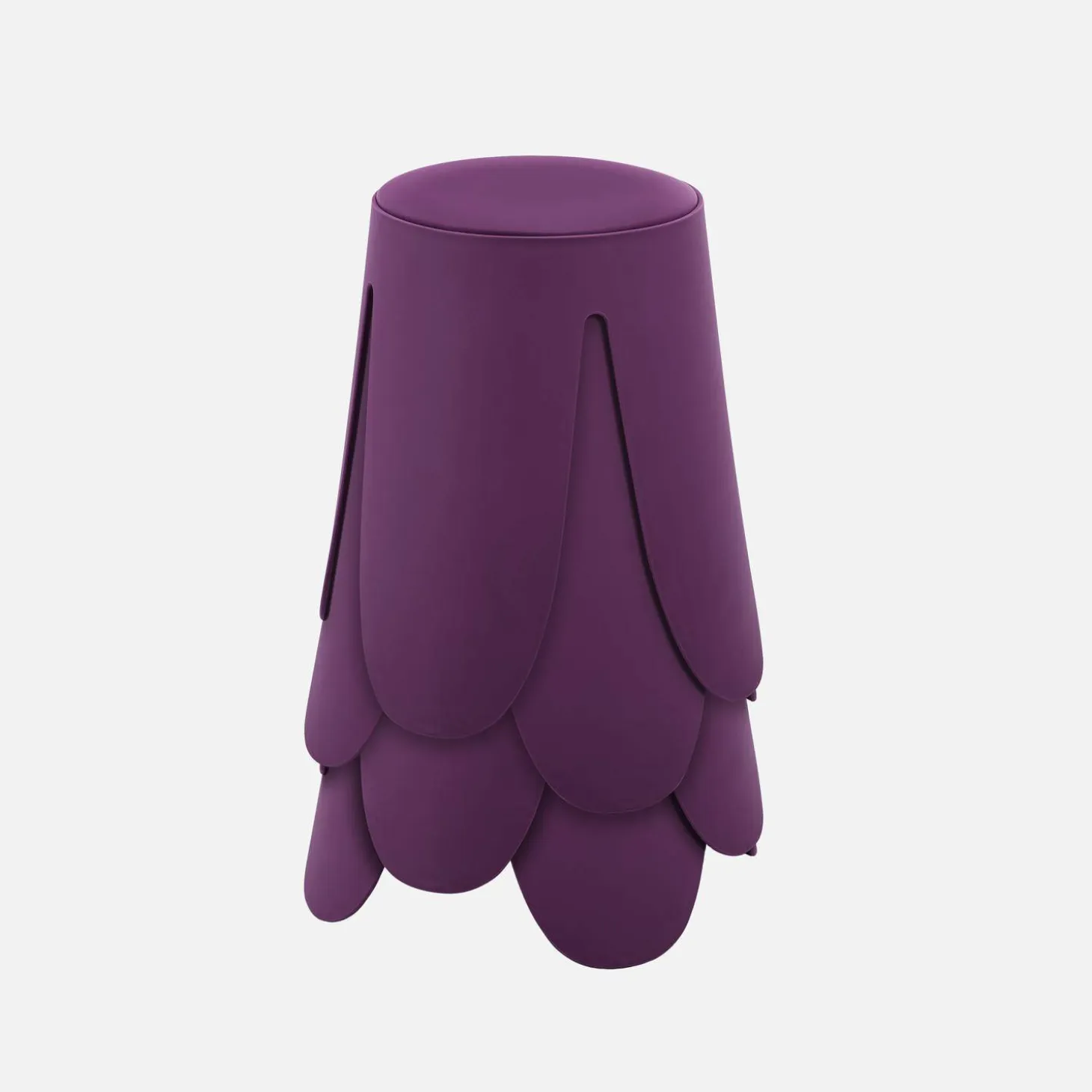 Taburete apilable polipiel, set de 4