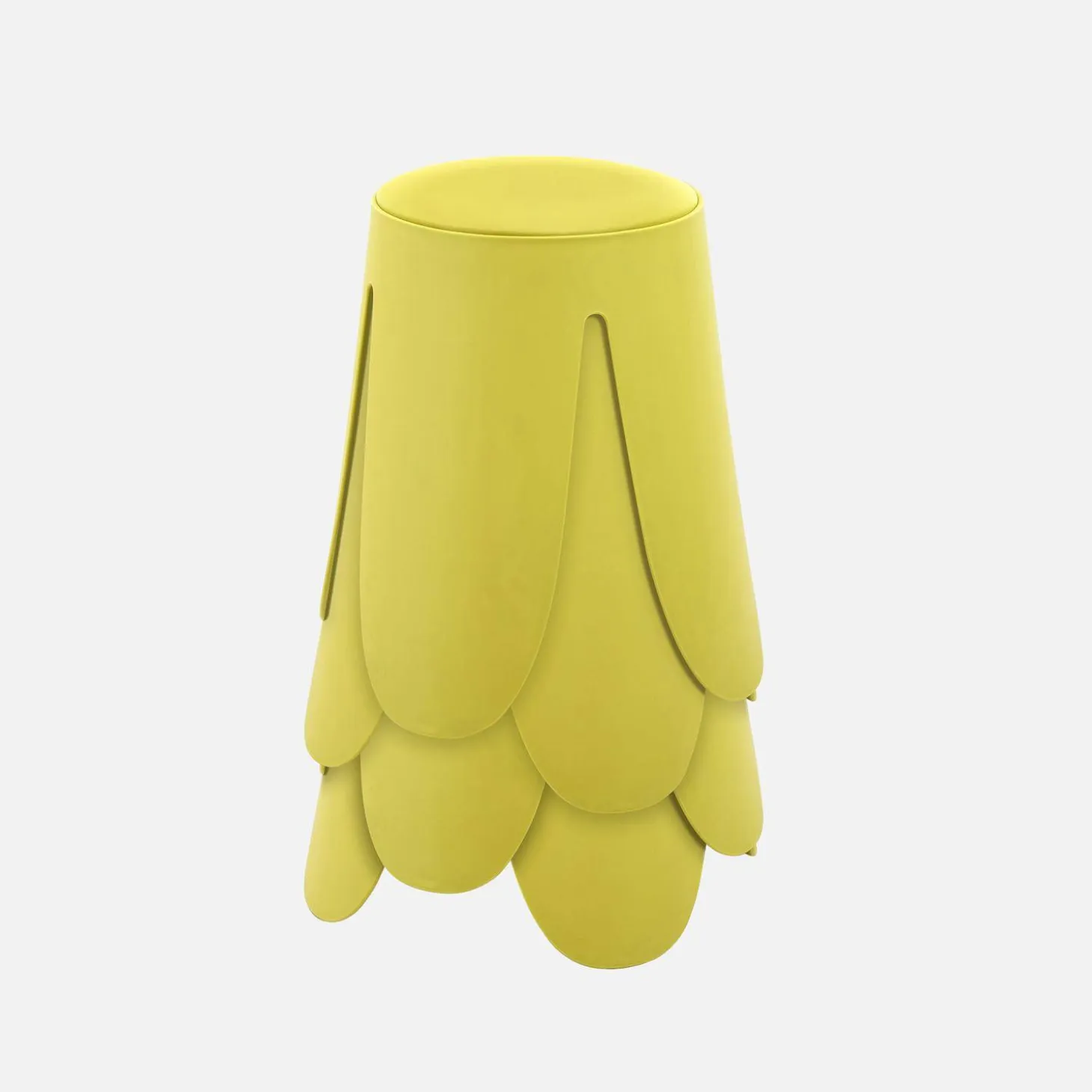 Taburete apilable polipiel, set de 4