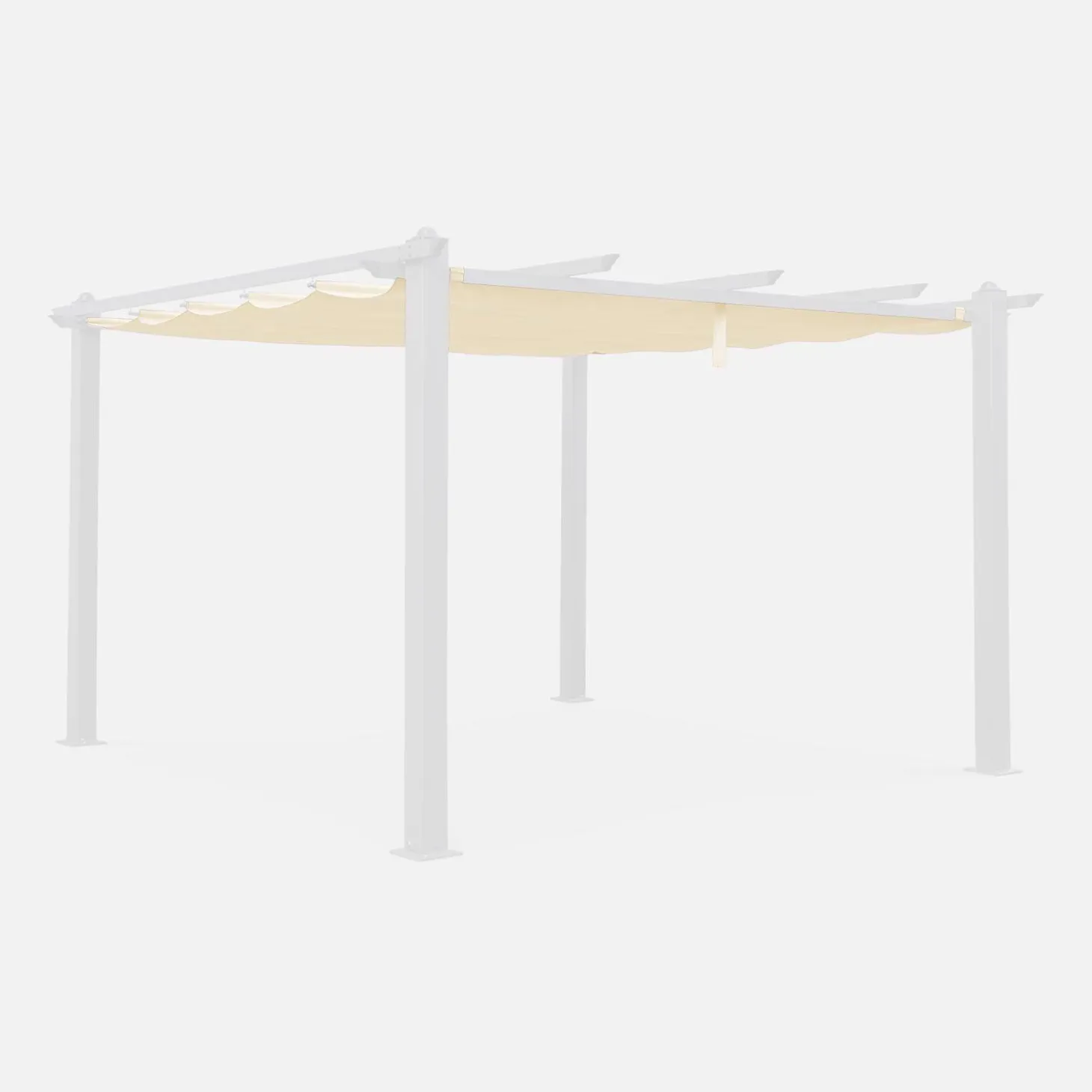 Techo de repuesto para pérgola Condate 3x4m