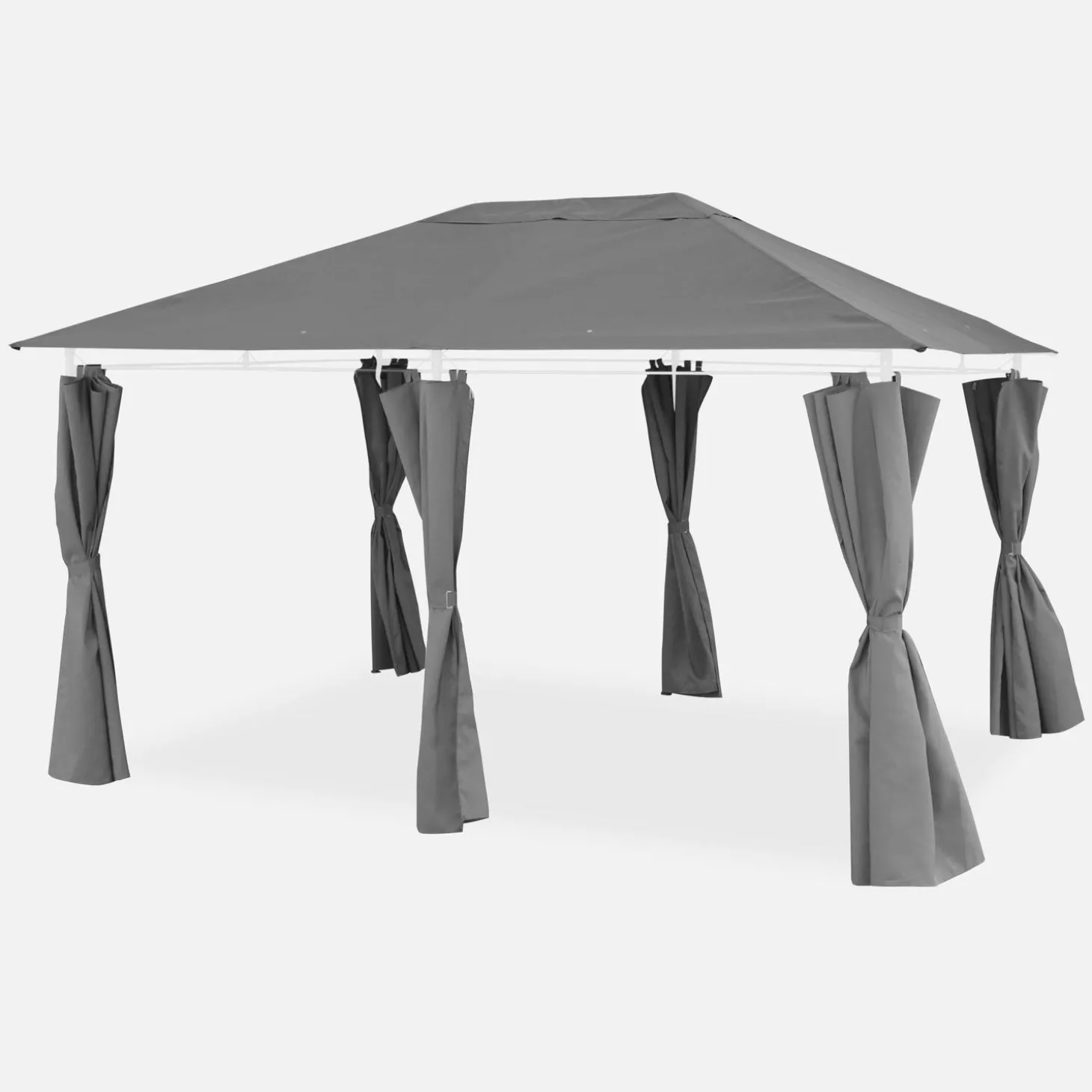 Tela de techo con cortinas 3x4m