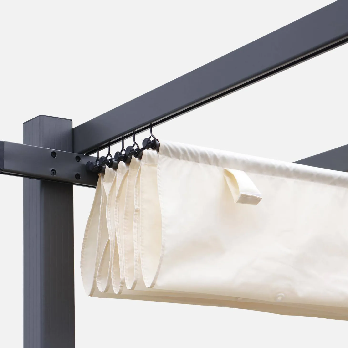 Toldo de techo de pérgola 3x3m