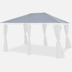 Toldo de techo para pérgola 3x4m
