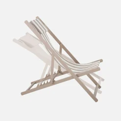 Tumbona de aluminio multi posiciones, set de 2