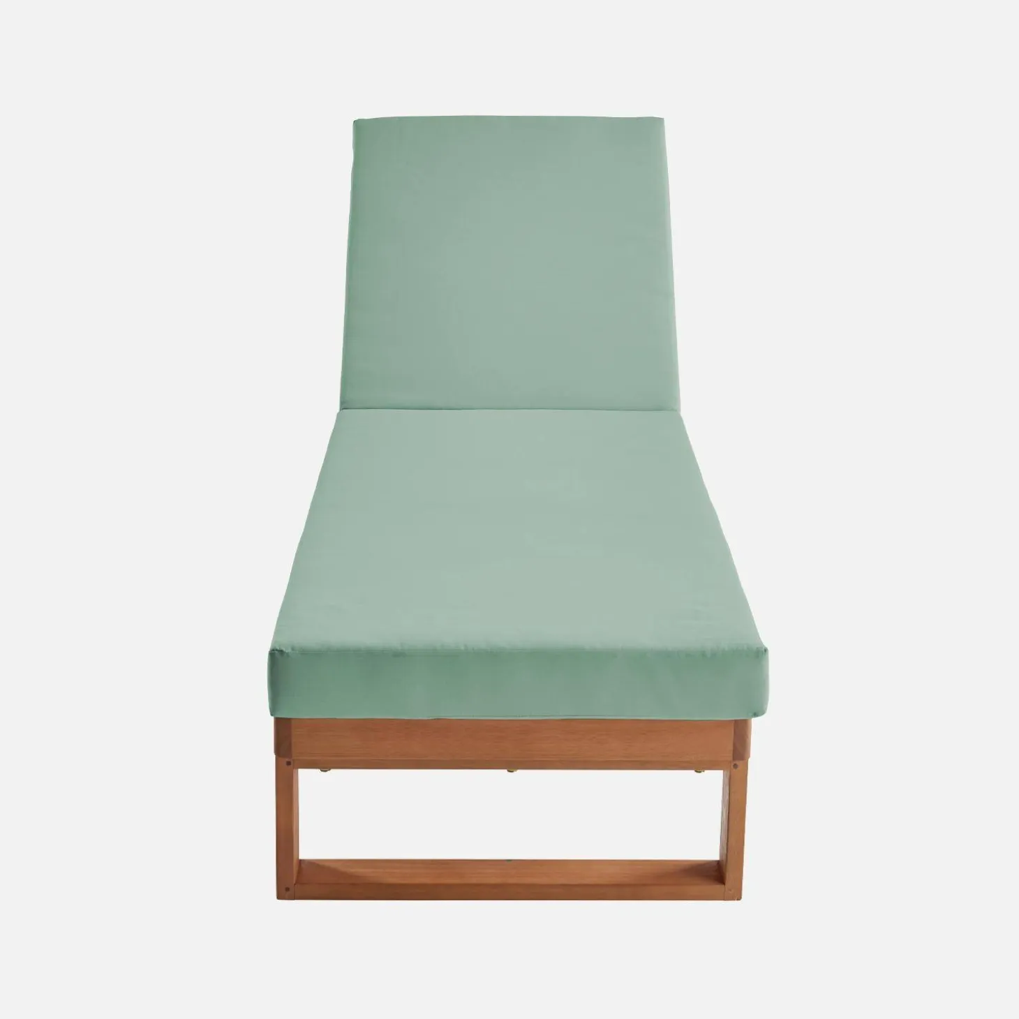 Tumbona de madera de eucalipto, multiposiciones