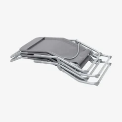 Tumbona plegable de textileno con 2 posiciones, set de 2