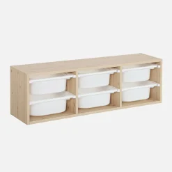 Unidad de almacenamiento para niños, 6 cubos