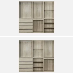 Vestidor Módulo de 3 elementos
